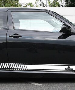 Decal Sticker Sport Side Racing Stripes For 2 Door Suzuki Swift 2008-Present