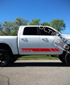 Side Door Stripes Decal Sticker Graphic Dodge Ram 2009-2016