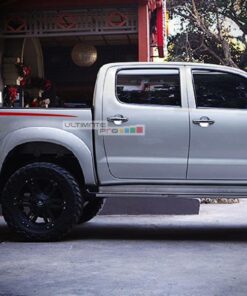 Set of Rear Hockey Stripes Decal Sticker GraphicToyota Hilux 2004-2017