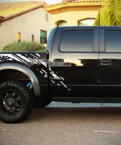 Set of Side Bed Splash Mud Decal Sticker Graphic FORD RAPTOR F150 2007-2017