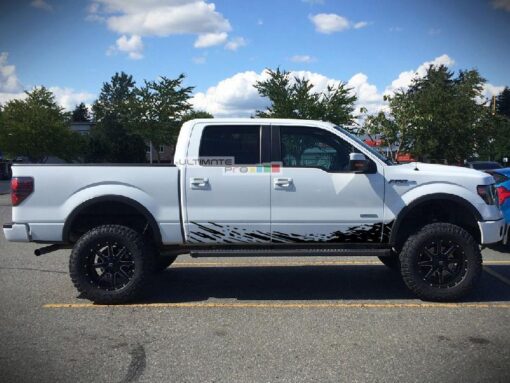 Set of Side Mud Splash Decal Sticker Graphic Ford F150 Series 2009-2017