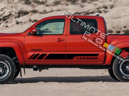 Set of Sport Side Door Stripes Decal Sticker Vinyl Toyota Tacoma