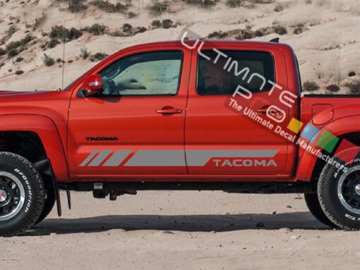 Set of Sport Side Door Stripes Decal Sticker Vinyl Toyota Tacoma