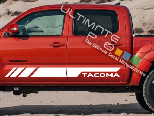 Set of Sport Side Door Stripes Decal Sticker Vinyl Toyota Tacoma