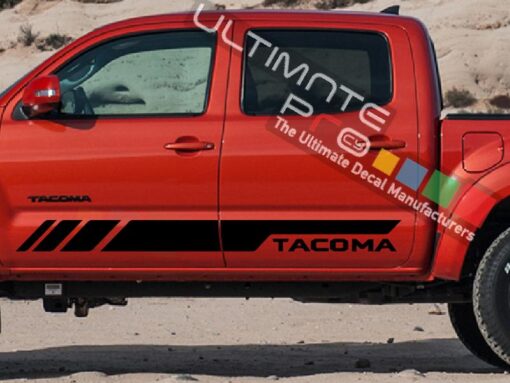 Set of Sport Side Door Stripes Decal Sticker Vinyl Toyota Tacoma