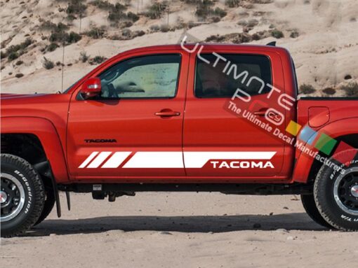 Set of Sport Side Door Stripes Decal Sticker Vinyl Toyota Tacoma