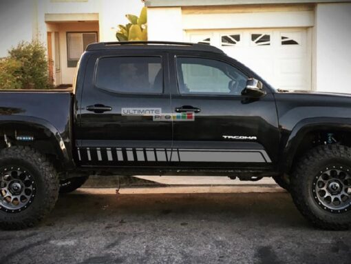 Set of Sport Side Door Bed Stripes Decal Sticker Vinyl Toyota Tacoma