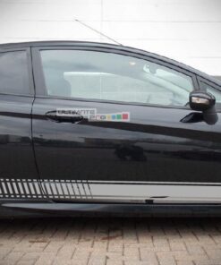 Set of Sport Side Stripes Decal Sticker Vinyl 2009 Ford Fiesta WS Zetec 3 and 5 door hatchback