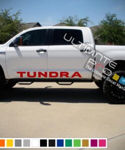 Side Decal Sticker Graphic Compatible with Toyota Tundra 2007-2017