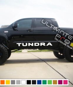 Side Decal Sticker Graphic Compatible with Toyota Tundra 2007-2017