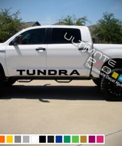 Side Decal Sticker Graphic Compatible with Toyota Tundra 2007-2017