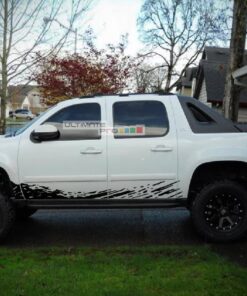 Side Mud Splash Vinyl Sticker Graphic Chevrolet Avalanche 2007-2013