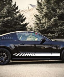 Side Rocker Stripe Kit Sticker Decal Graphic Ford Mustang 2005-2014