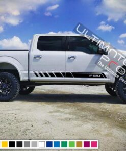 Side Stripes Decal Sticker Compatible with Ford F150 Series raptor