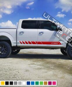 Side Stripes Decal Sticker Compatible with Ford F150 Series raptor