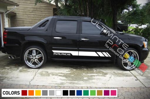 Sport Stripes Vinyl Decal Sticker Graphic Chevrolet Avalanche