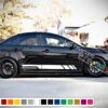 Sport Decal Vinyl Side Racing Stripes  Mitsubishi Lancer Evolution