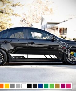 Sport Decal Vinyl Side Racing Stripes  Mitsubishi Lancer Evolution