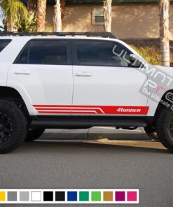 Sport Sticker Vinyl Side Stripe Kit Compatible with Toyota 4Runner 