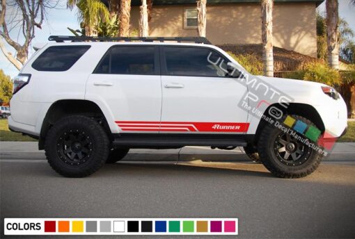 Sport Sticker Vinyl Side Stripe Kit Compatible with Toyota 4Runner