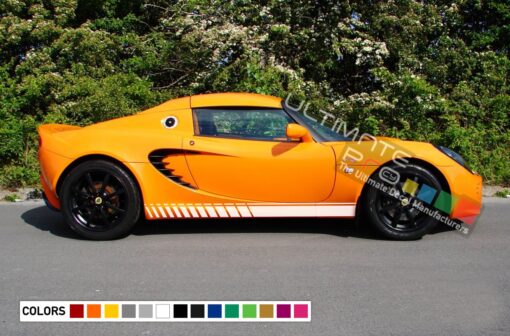 Sticker Vinyl side Door Stripes Decals For Lotus Elise S