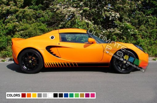 Sticker Vinyl side Door Stripes Decals For Lotus Elise S