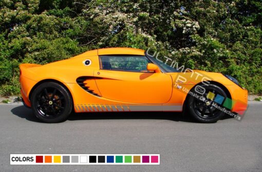 Sticker Vinyl side Door Stripes Decals For Lotus Elise S