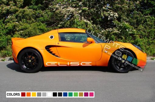 Sticker Vinyl side Door Stripes Decals For Lotus Elise S Racing