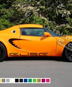 Sticker Vinyl side Door Stripes Decals For Lotus Elise S Racing