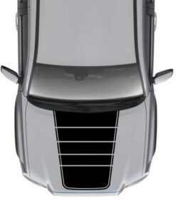 Hood Sticker Middle Hash Vinyl Compatible with Toyota Tacoma 2004-Present
