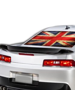 UK Flag Perforated for Chevrolet Camaro Vinyl 2015 - Present