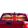 UK Flag Perforated for Chevrolet Colorado decal 2015 - Present