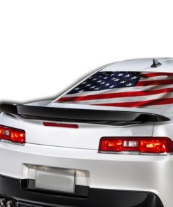 Copy of USA Flag 2 Perforated for Chevrolet Camaro Vinyl 2015 - Present