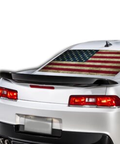 USA Flag 1 Perforated for Chevrolet Camaro Vinyl 2015 - Present