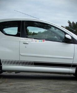 Universal Side Stripes Stickers Decals Graphic Peugeot 107
