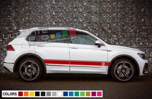 Decals stickers for Volkswagen Tiguan 2010 - Present