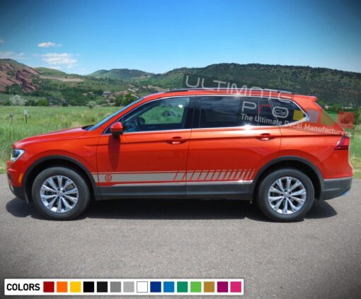 Decals vinyl for Volkswagen Tiguan 2010 - Present