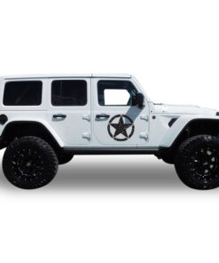 Decal star Compatible with Jeep Wrangler 2019-Present