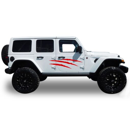 Decal scratch Compatible with Jeep JL Wrangler 2019-Present