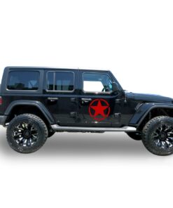Decal star Compatible with Jeep Wrangler 2019-Present