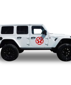 Decal star punisher Compatible with Jeep Wrangler 2019-Present