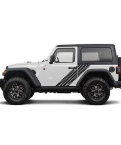 Decal Tyre Tracks Compatible with Jeep Wrangler 2019-Present