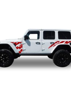 Decal bed front sticker Compatible with Jeep JL Wrangler 2019-Present