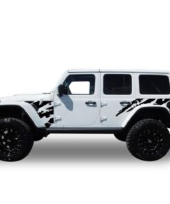 Decal bed front sticker Compatible with Jeep JL Wrangler 2019-Present