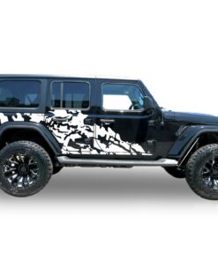 Decal side splash Compatible with Jeep JL Wrangler 2019-Present