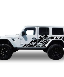 Decal side splash Compatible with Jeep JL Wrangler 2019-Present