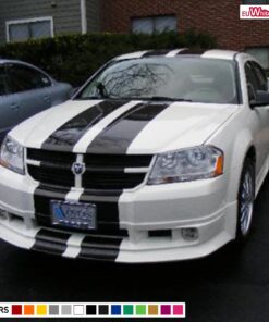 Decal Sticker Full Stripes Kit For Dodge Avenger 2007 - Present