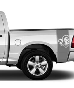 Dodge Bed Decal Sticker Dodge Ram 2009 - Present