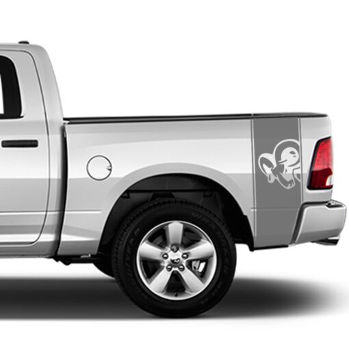 Dodge Bed Decal Sticker Dodge Ram 2009 - Present