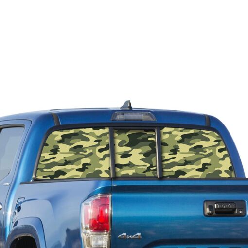 Army Perforated for Toyota Tacoma decal 2009 - Present